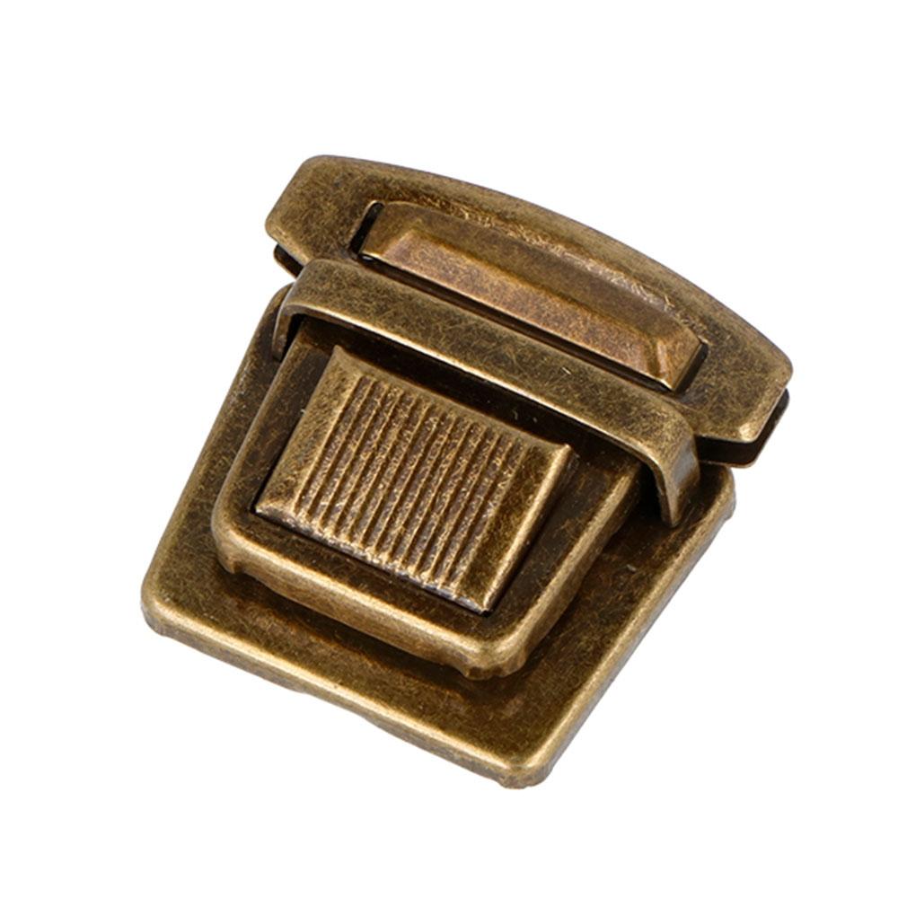 Broche Tupi Rectangular Acero Oro Viejo 37x36 mm. 17u.