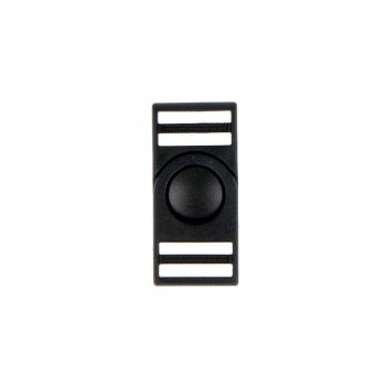 Broche Plástico Negro 15,6 mm. 200u.